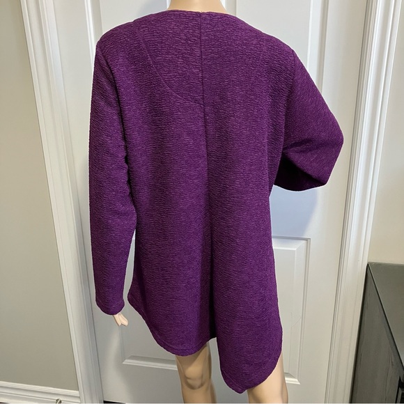 NWT | Lace Canada | Purple Sweater extra long - Picture 3 of 8